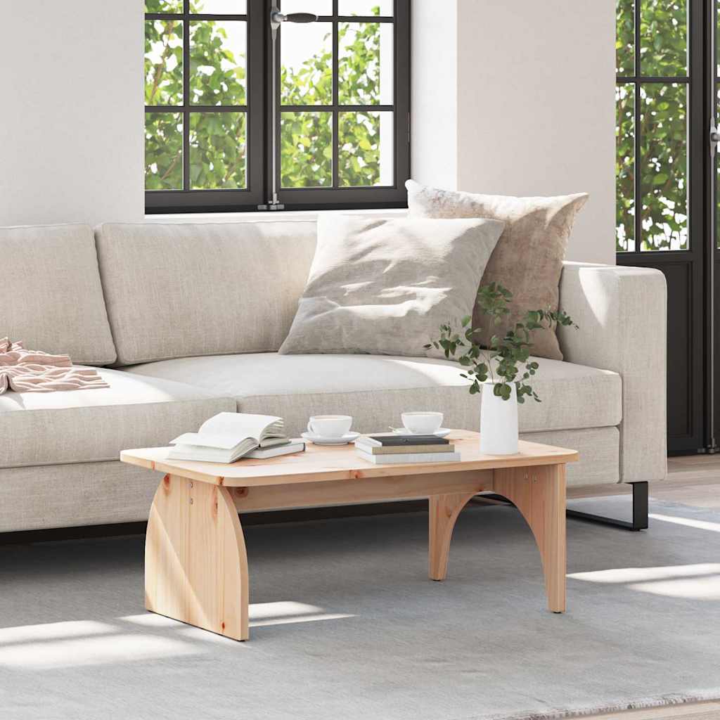Salontafel Naturel 80 x 50 x 31 cm Massief grenenhout is nu te koop bij PeponiXL, paradijselijk wonen!