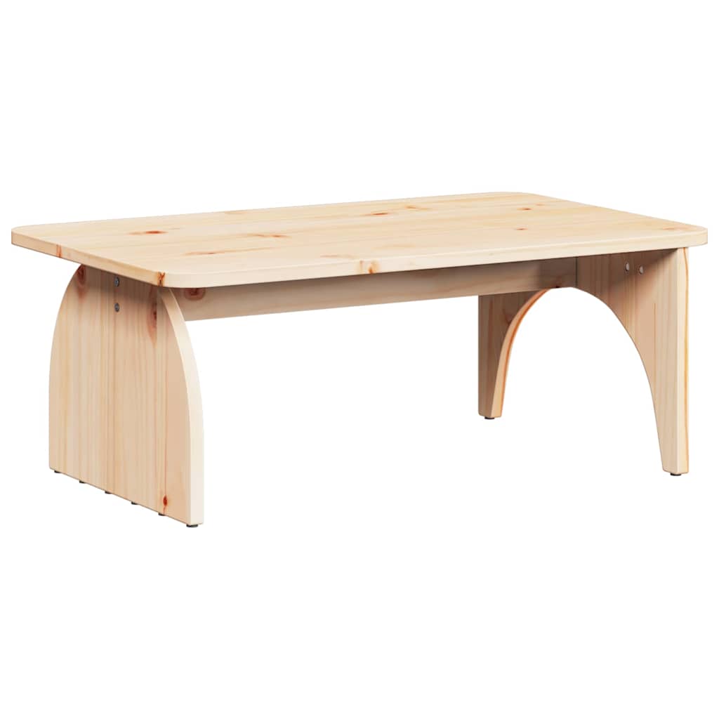 Salontafel Naturel 80 x 50 x 31 cm Massief grenenhout is nu te koop bij PeponiXL, paradijselijk wonen!