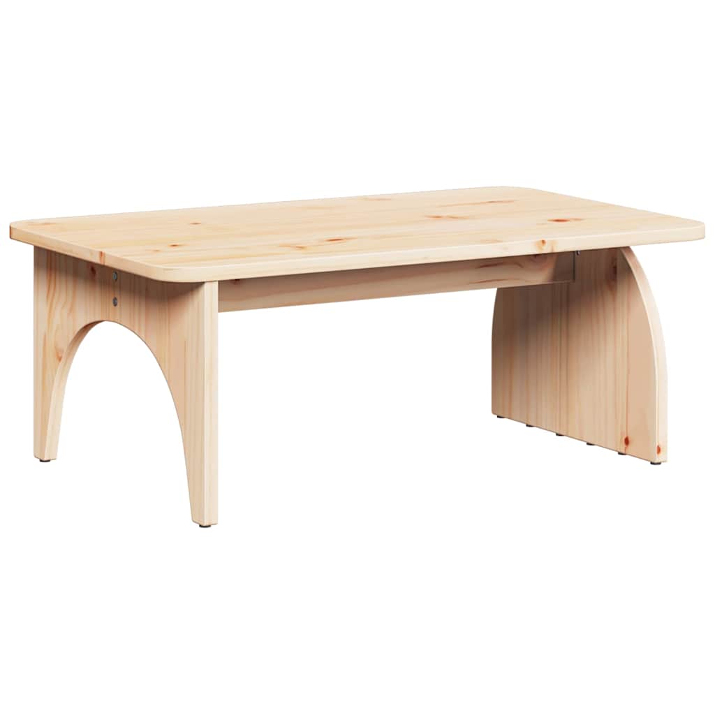 Salontafel Naturel 80 x 50 x 31 cm Massief grenenhout is nu te koop bij PeponiXL, paradijselijk wonen!