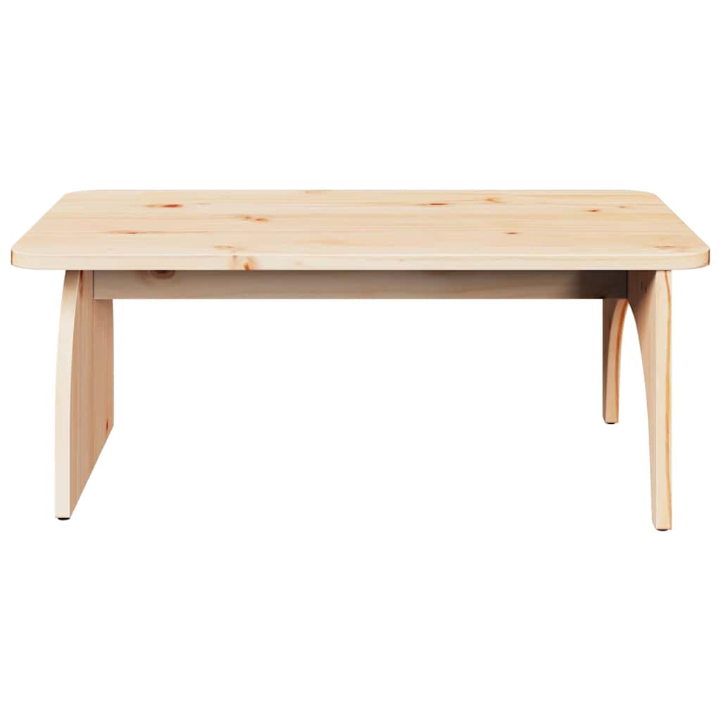 Salontafel Naturel 80 x 50 x 31 cm Massief grenenhout is nu te koop bij PeponiXL, paradijselijk wonen!