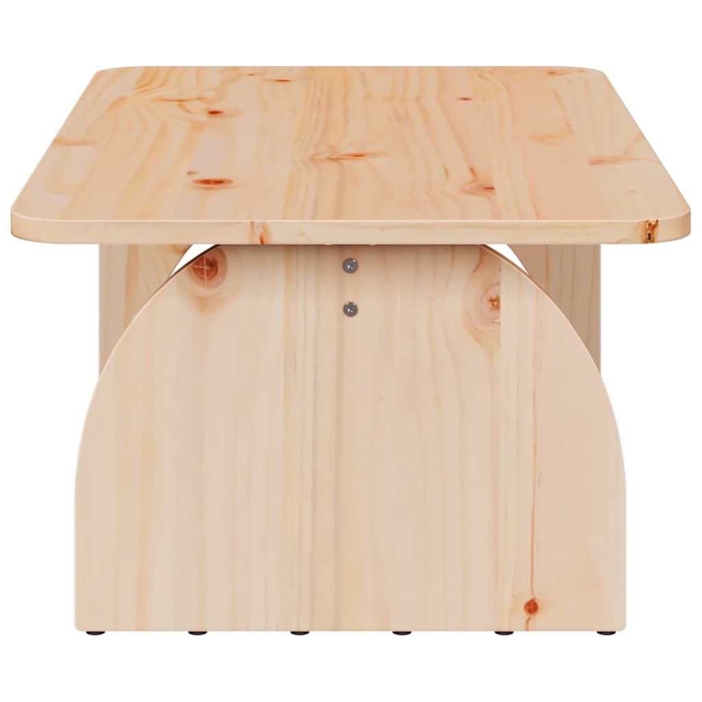 Salontafel Naturel 80 x 50 x 31 cm Massief grenenhout is nu te koop bij PeponiXL, paradijselijk wonen!