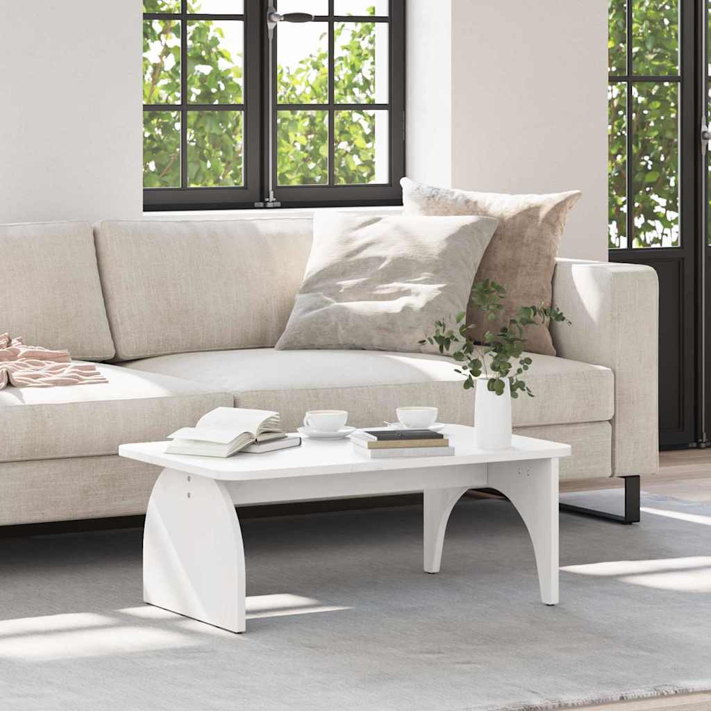 Salontafel Wit 80 x 50 x 31 cm Massief grenenhout is nu te koop bij PeponiXL, paradijselijk wonen!