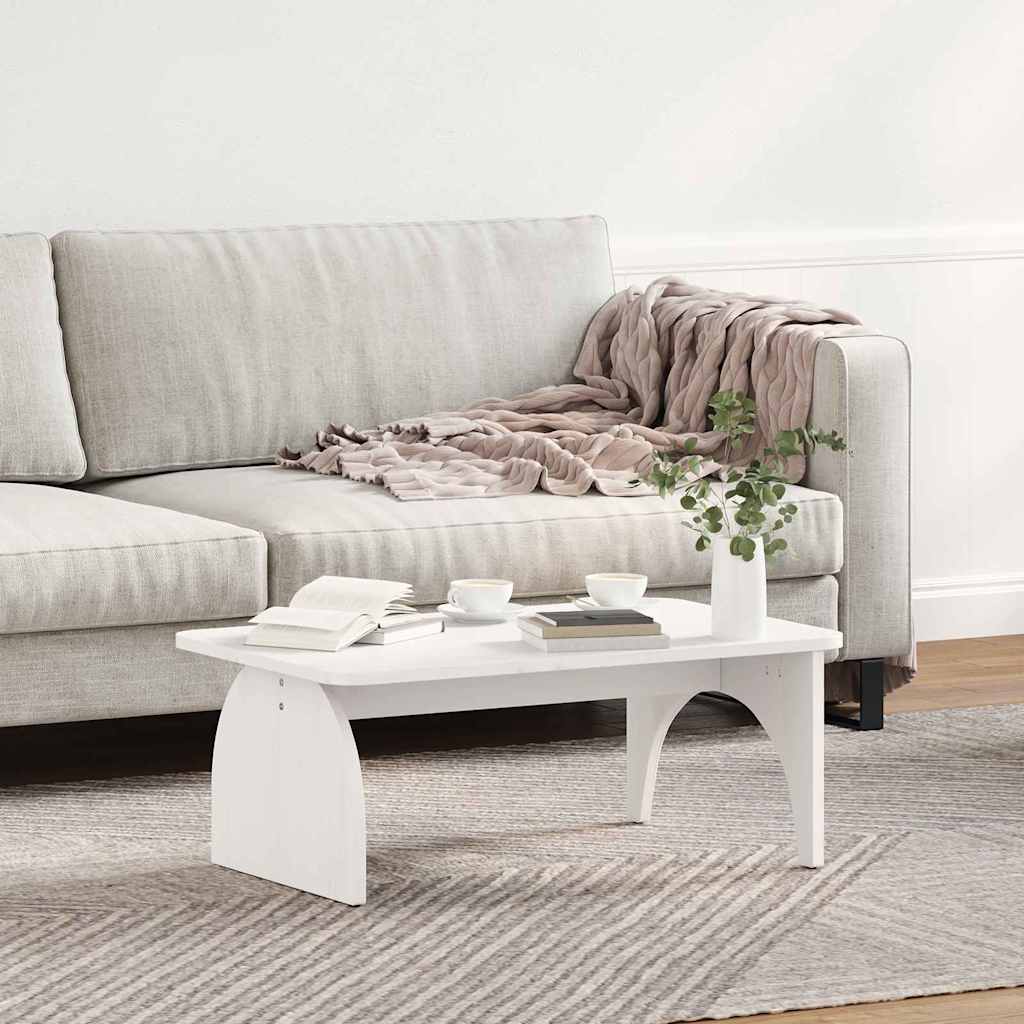 Salontafel Wit 80 x 50 x 31 cm Massief grenenhout is nu te koop bij PeponiXL, paradijselijk wonen!