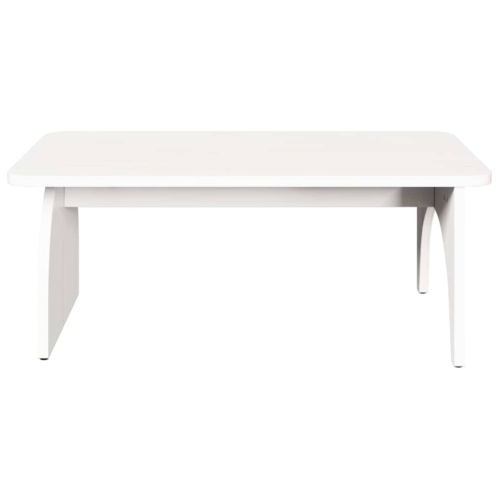 Salontafel Wit 80 x 50 x 31 cm Massief grenenhout is nu te koop bij PeponiXL, paradijselijk wonen!