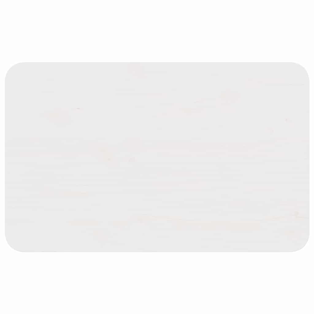 Salontafel Wit 80 x 50 x 31 cm Massief grenenhout is nu te koop bij PeponiXL, paradijselijk wonen!