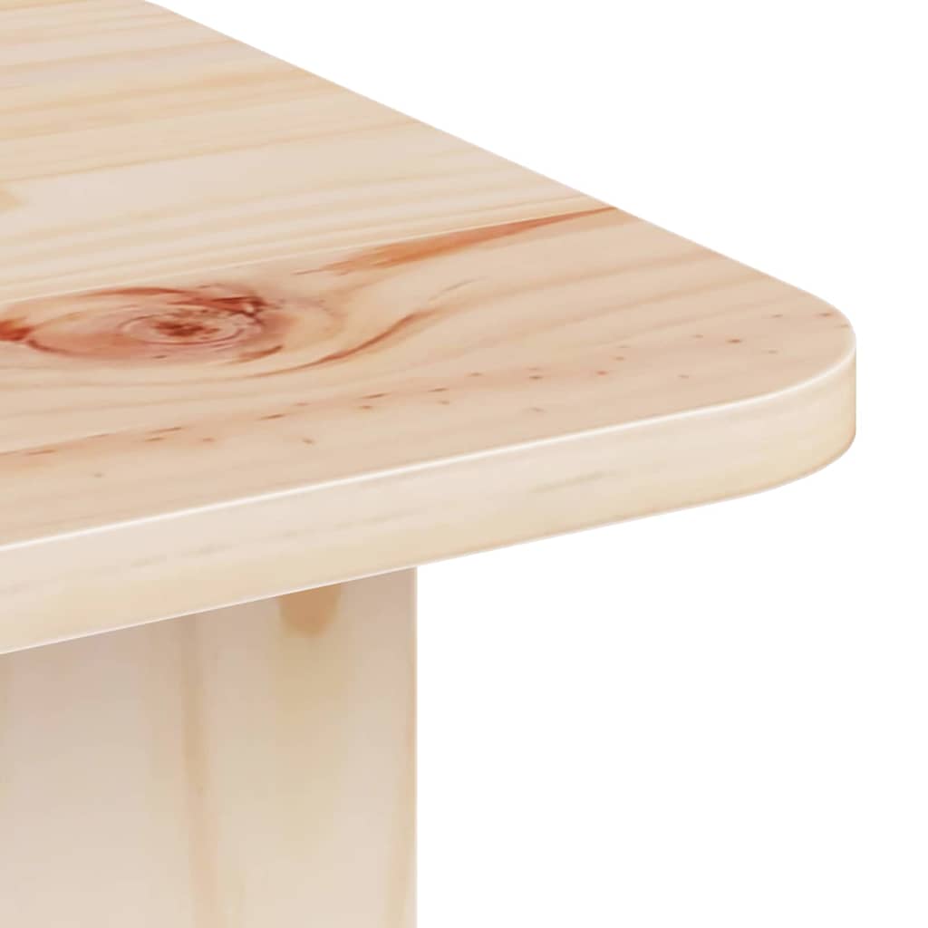 Salontafel Naturel 80 x 39,5 x 33,5 cm Massief grenenhout is nu te koop bij PeponiXL, paradijselijk wonen!