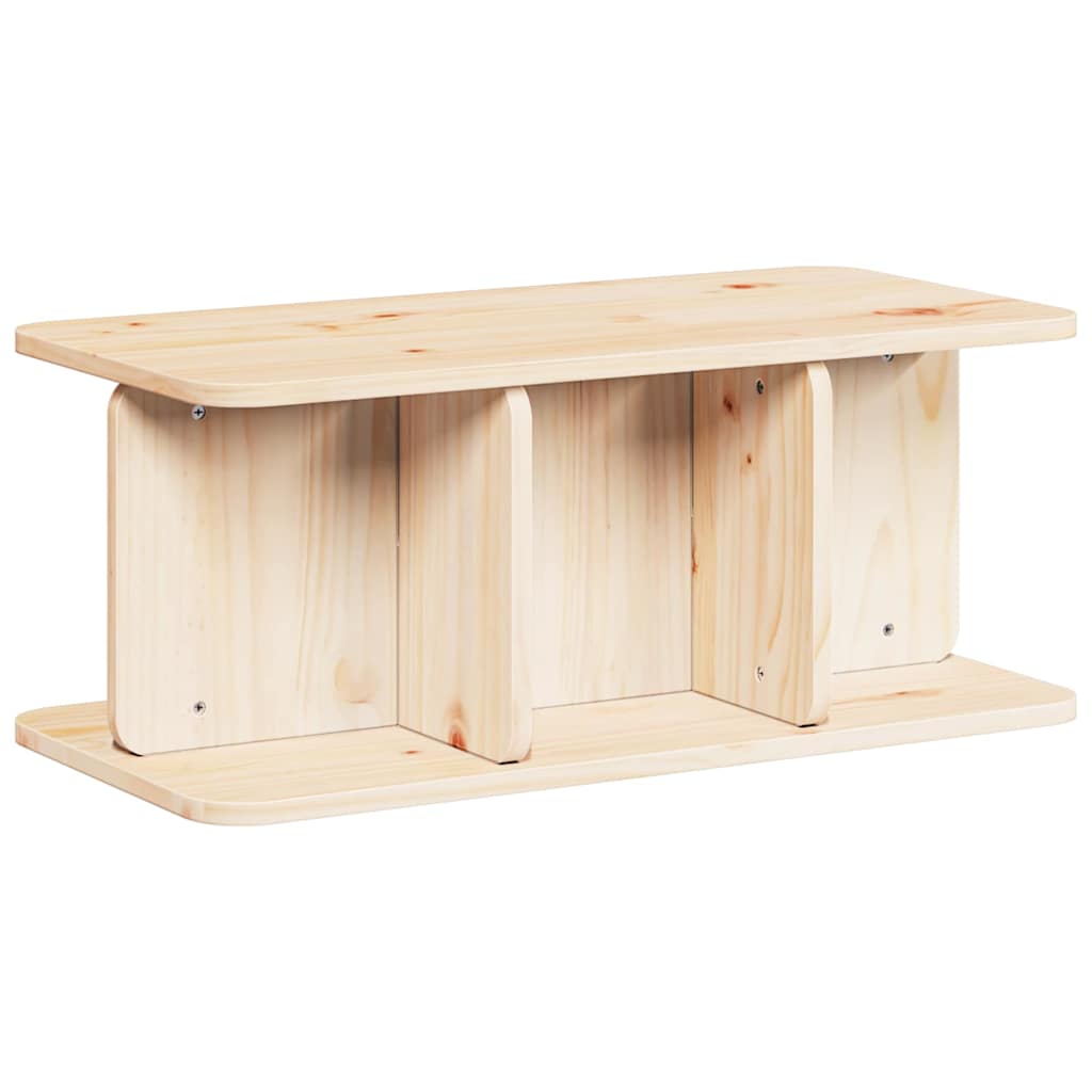 Salontafel Naturel 80 x 39,5 x 33,5 cm Massief grenenhout is nu te koop bij PeponiXL, paradijselijk wonen!