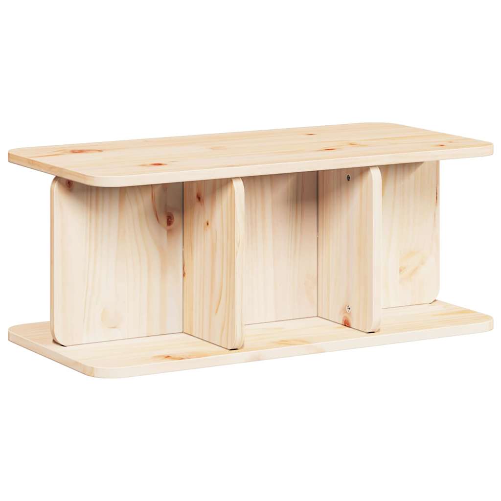 Salontafel Naturel 80 x 39,5 x 33,5 cm Massief grenenhout is nu te koop bij PeponiXL, paradijselijk wonen!