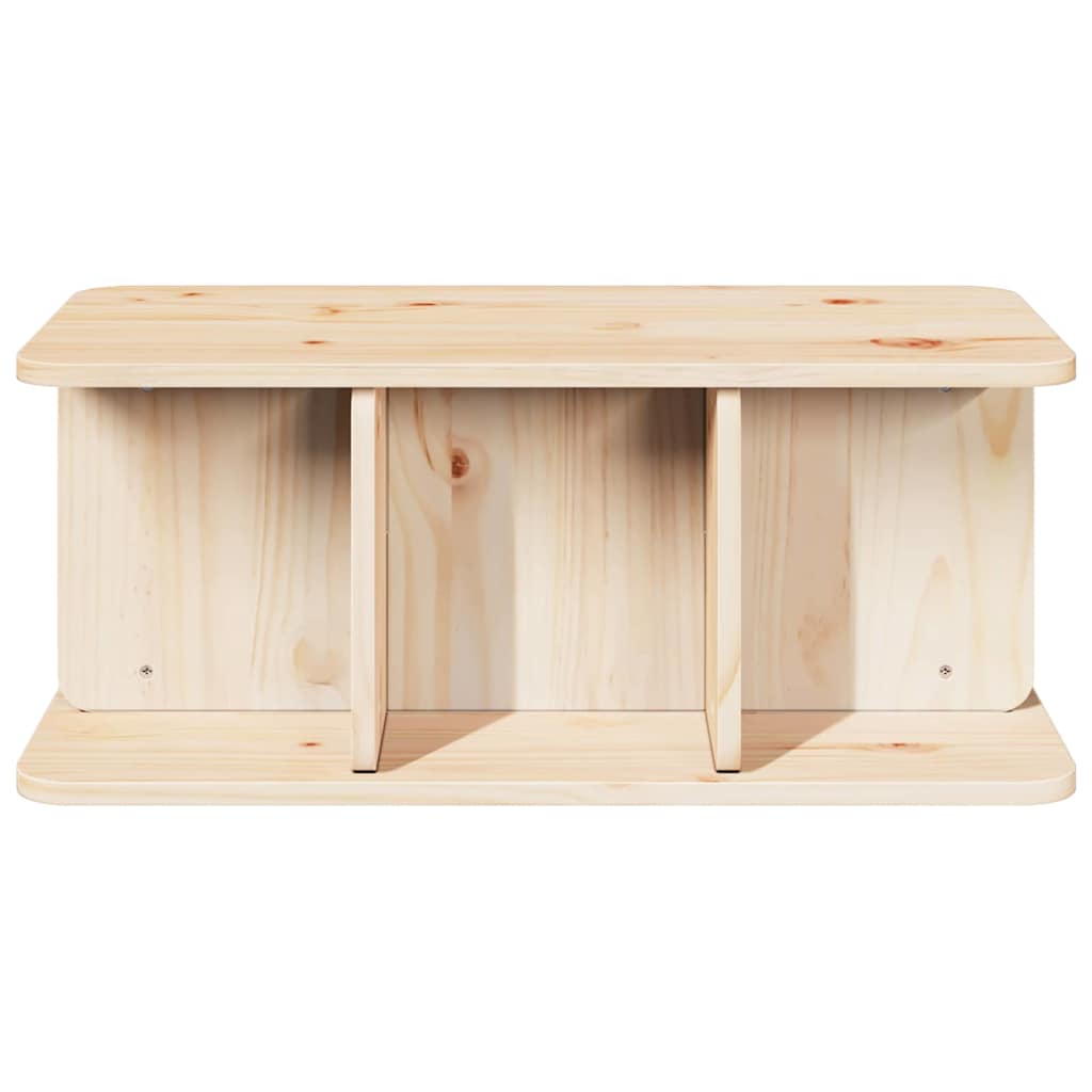 Salontafel Naturel 80 x 39,5 x 33,5 cm Massief grenenhout is nu te koop bij PeponiXL, paradijselijk wonen!