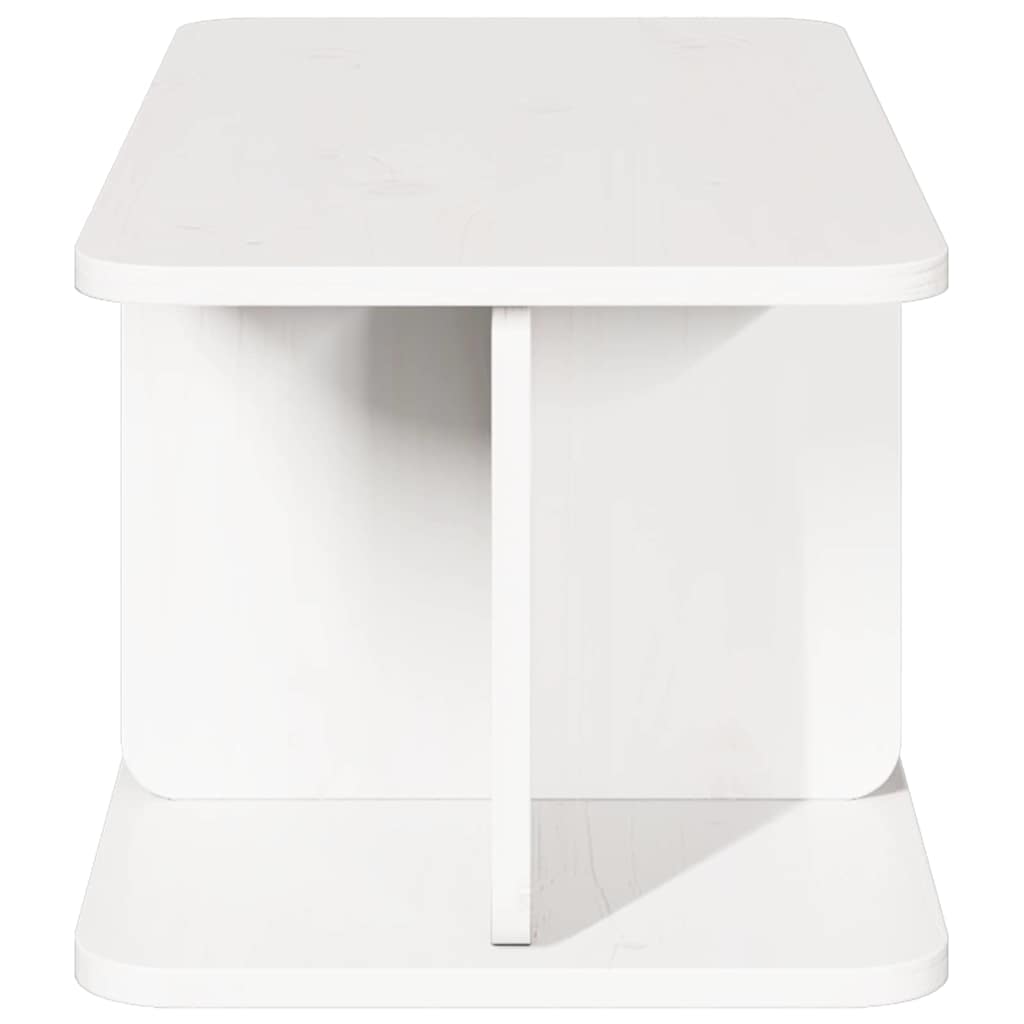 Salontafel Wit 80 x 39,5 x 33,5 cm Massief grenenhout is nu te koop bij PeponiXL, paradijselijk wonen!