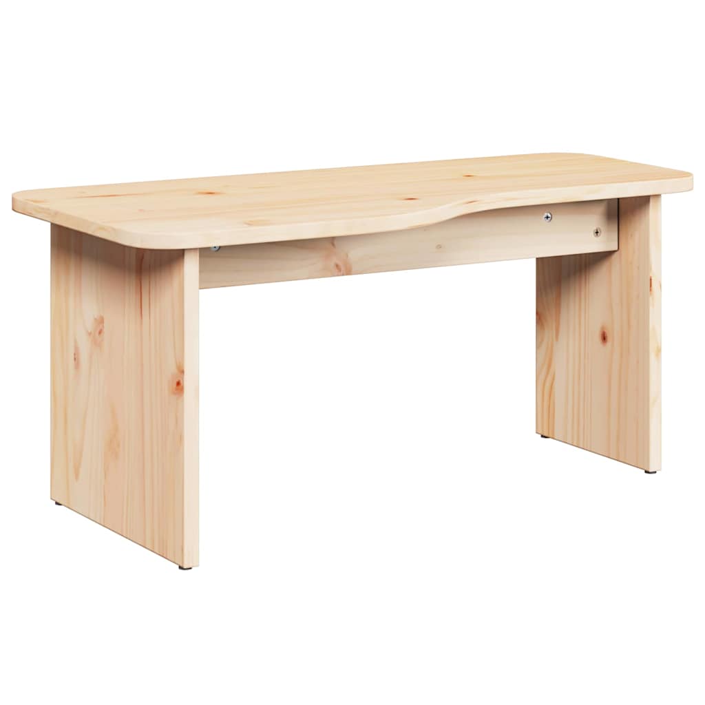 Salontafel 2 pcs Naturel Massief grenenhout is nu te koop bij PeponiXL, paradijselijk wonen!