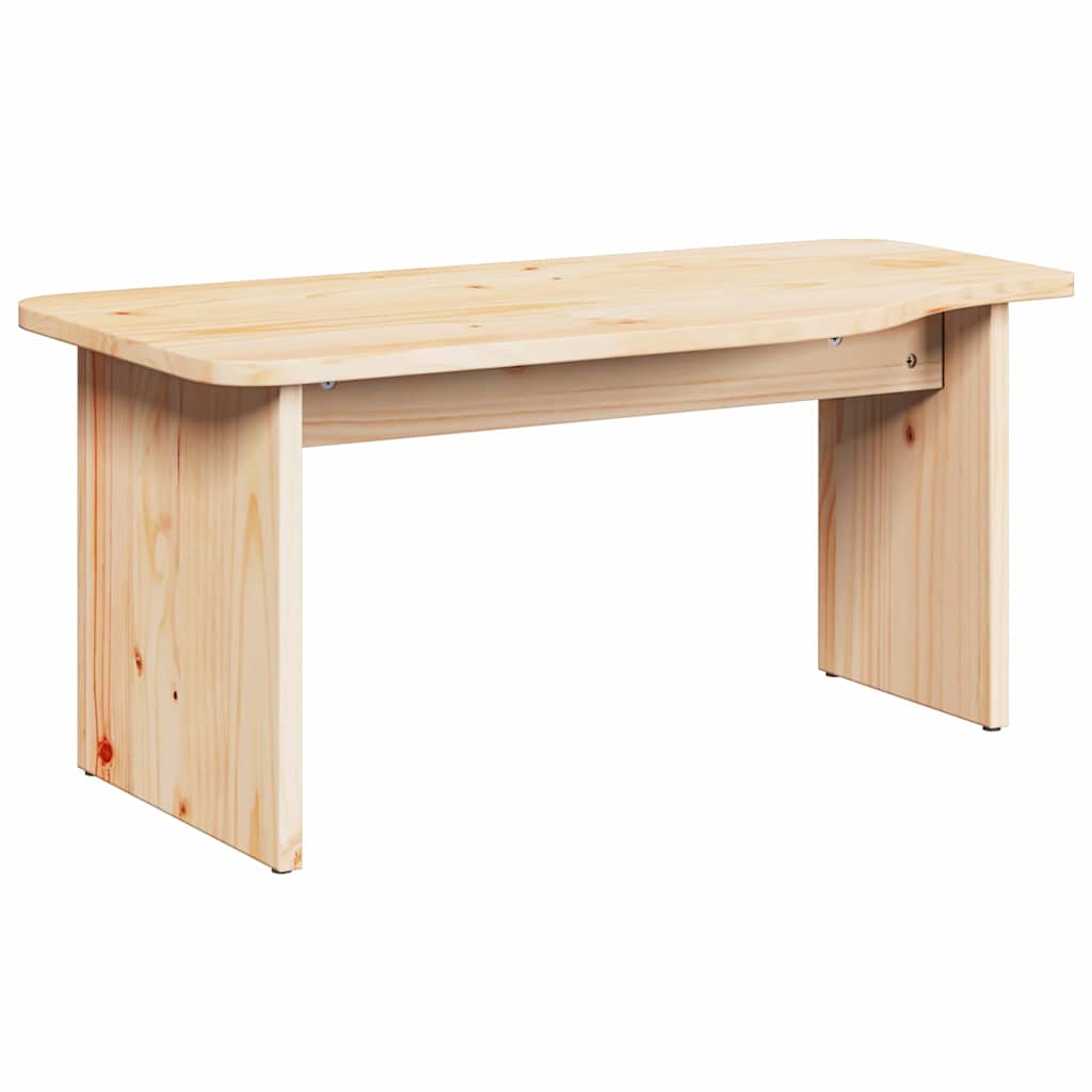 Salontafel 2 pcs Naturel Massief grenenhout is nu te koop bij PeponiXL, paradijselijk wonen!