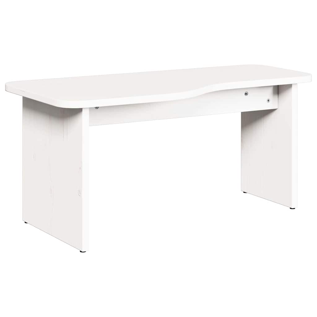 Salontafel 2 pcs Wit Massief grenenhout is nu te koop bij PeponiXL, paradijselijk wonen!