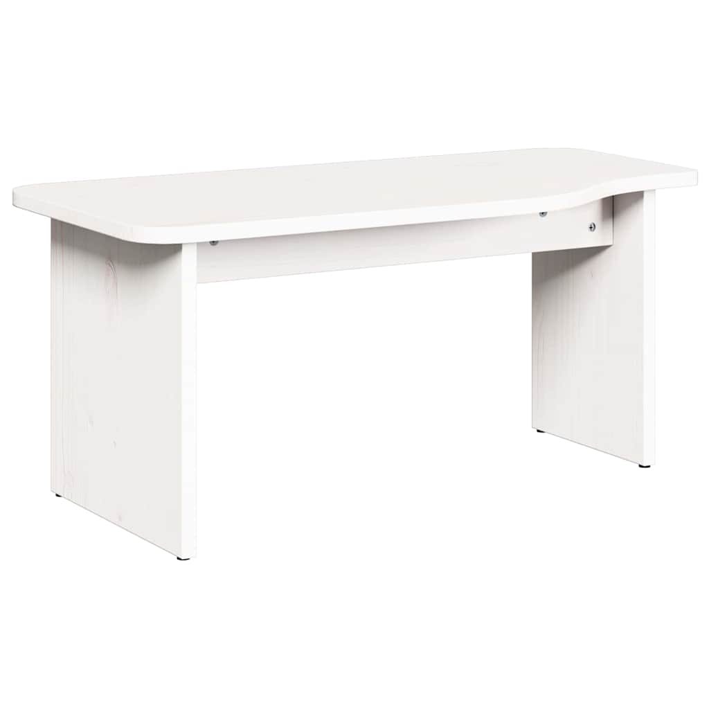 Salontafel 2 pcs Wit Massief grenenhout is nu te koop bij PeponiXL, paradijselijk wonen!