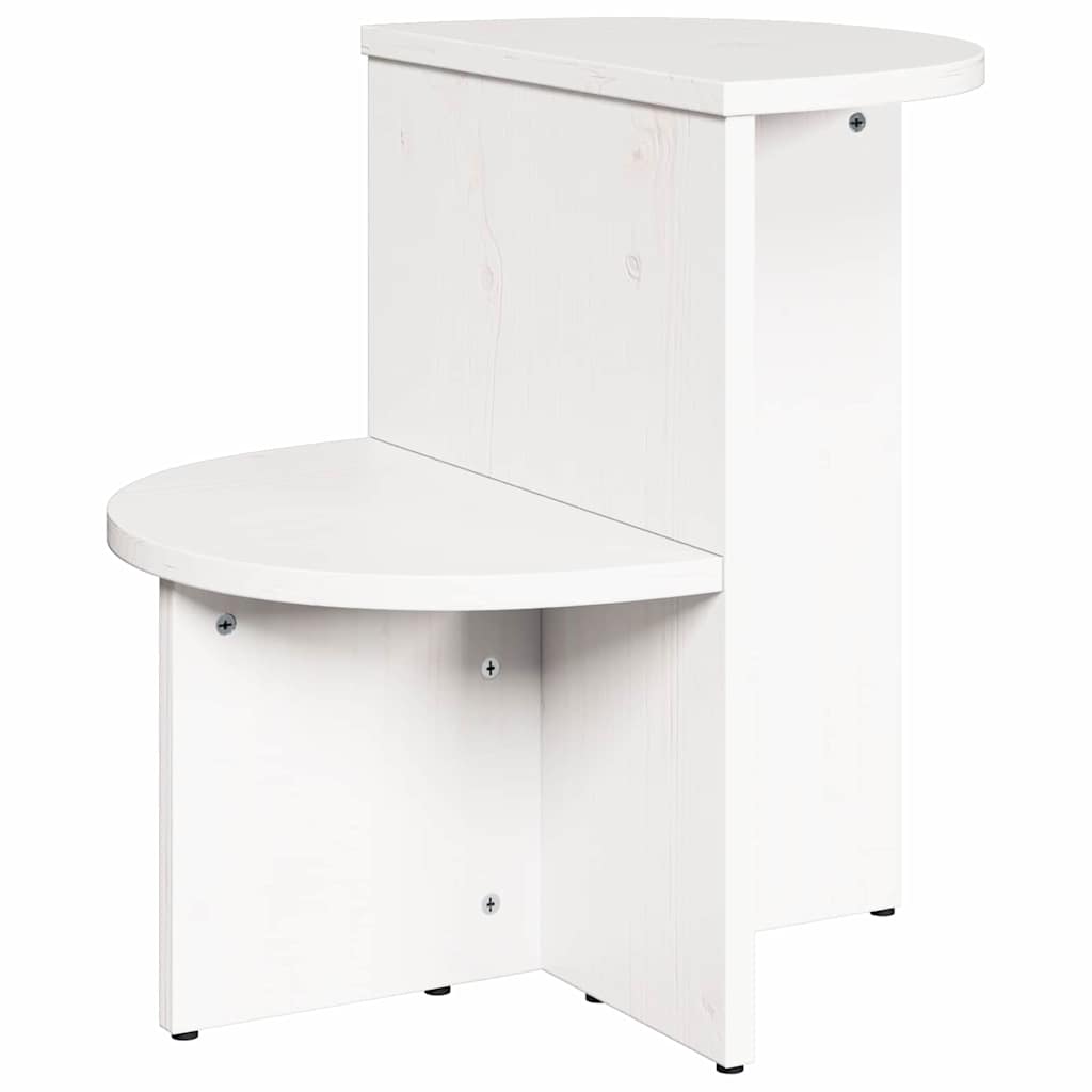 Salontafel Wit 50 x 40 x 50 cm Massief grenenhout is nu te koop bij PeponiXL, paradijselijk wonen!