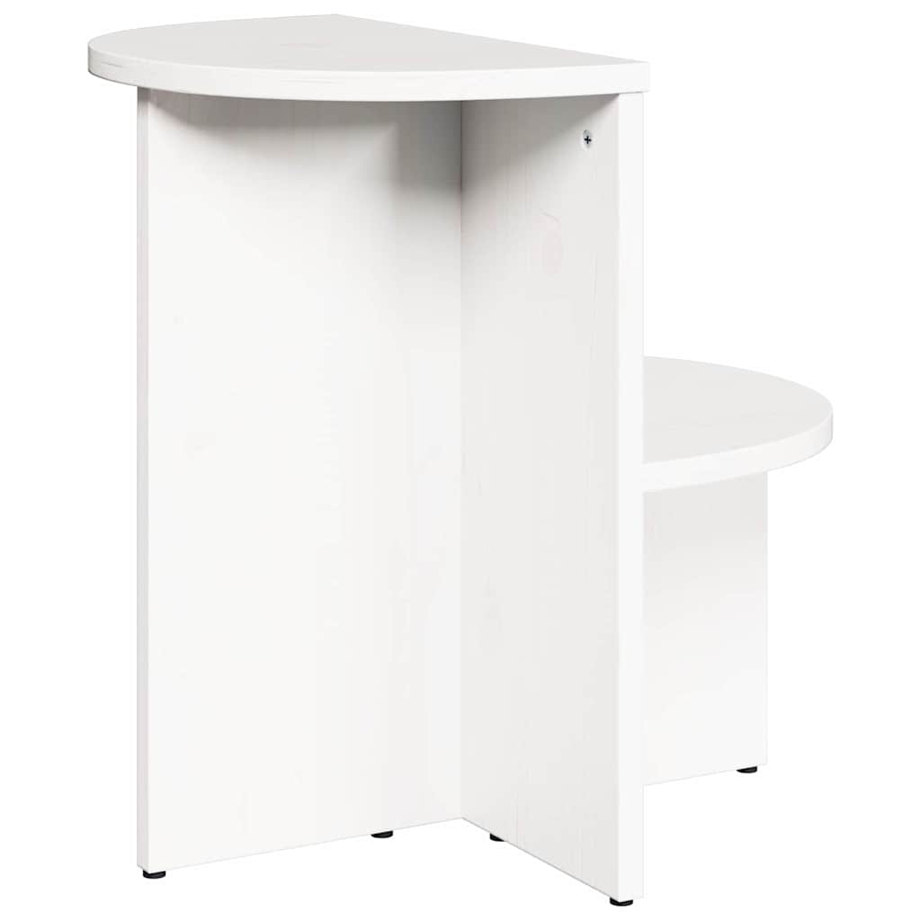 Salontafel Wit 50 x 40 x 50 cm Massief grenenhout is nu te koop bij PeponiXL, paradijselijk wonen!