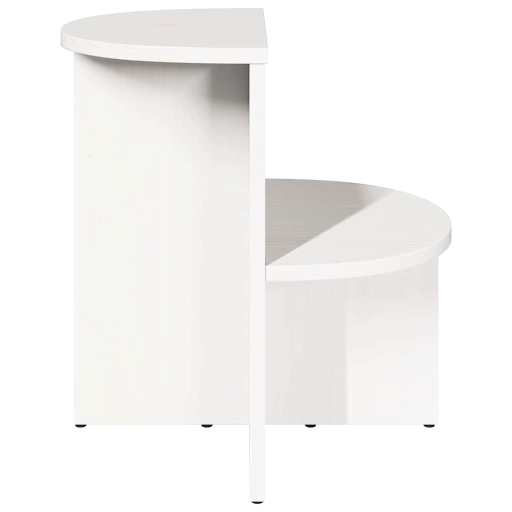 Salontafel Wit 50 x 40 x 50 cm Massief grenenhout is nu te koop bij PeponiXL, paradijselijk wonen!