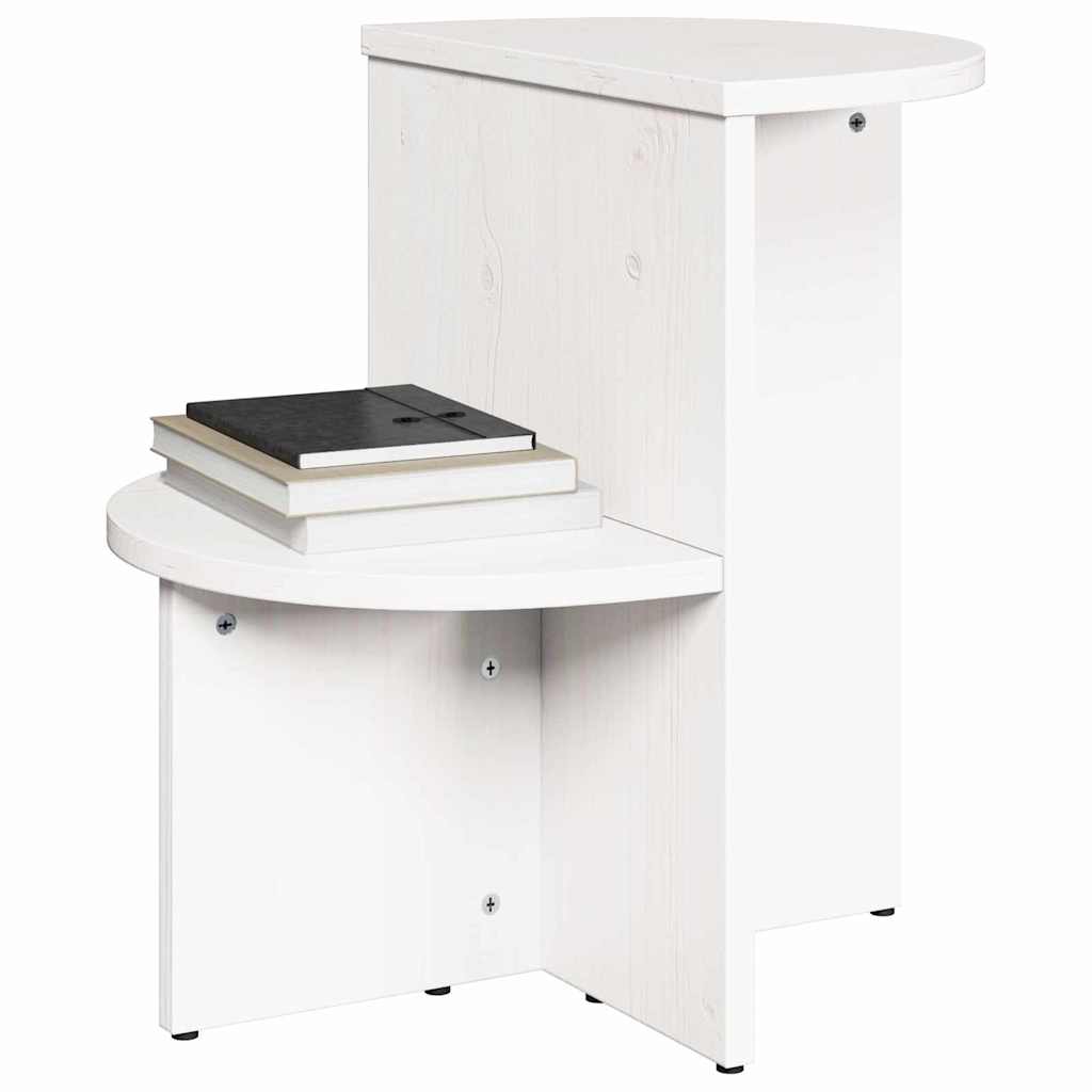 Salontafel Wit 50 x 40 x 50 cm Massief grenenhout is nu te koop bij PeponiXL, paradijselijk wonen!