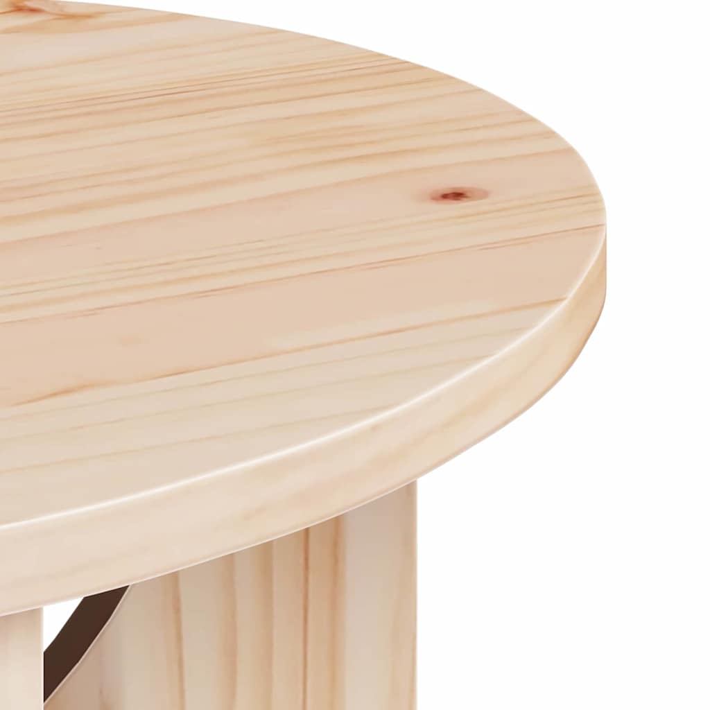 Salontafel Naturel 50 x 50 x 35 cm Massief grenenhout is nu te koop bij PeponiXL, paradijselijk wonen!
