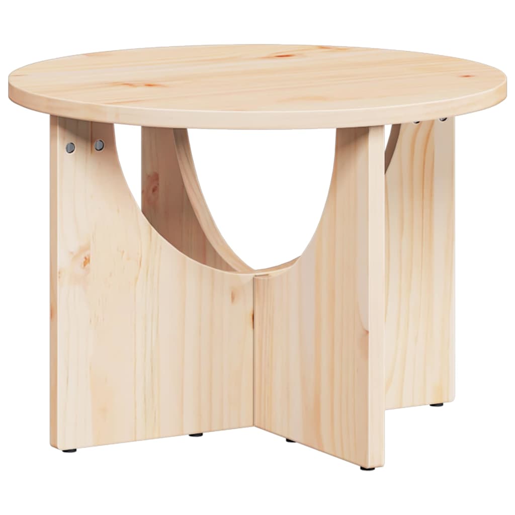 Salontafel Naturel 50 x 50 x 35 cm Massief grenenhout is nu te koop bij PeponiXL, paradijselijk wonen!