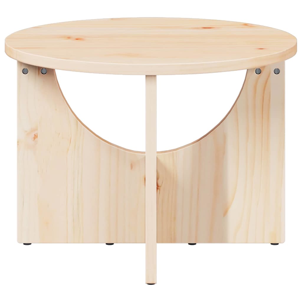 Salontafel Naturel 50 x 50 x 35 cm Massief grenenhout is nu te koop bij PeponiXL, paradijselijk wonen!