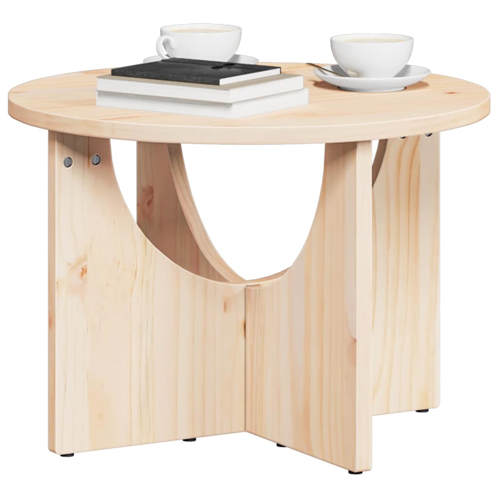 Salontafel Naturel 50 x 50 x 35 cm Massief grenenhout is nu te koop bij PeponiXL, paradijselijk wonen!