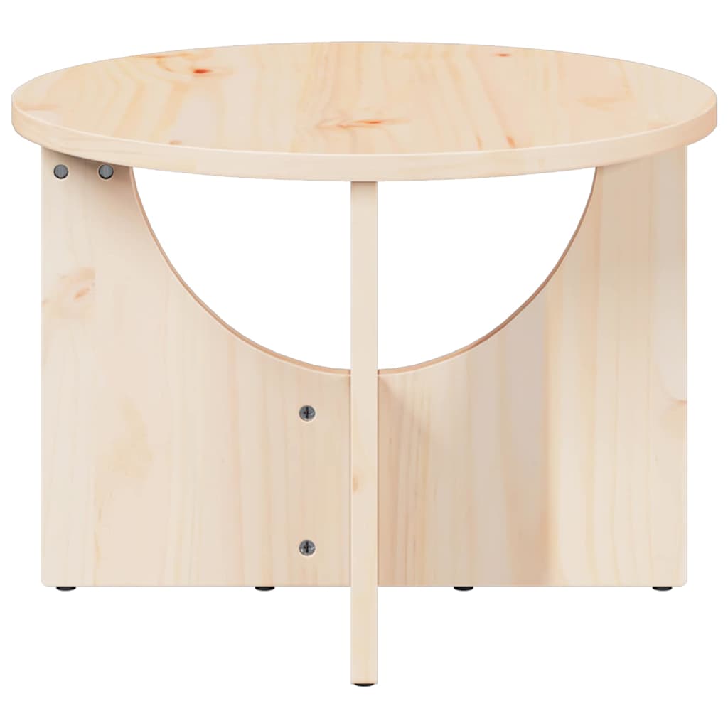 Salontafel Naturel 50 x 50 x 35 cm Massief grenenhout is nu te koop bij PeponiXL, paradijselijk wonen!