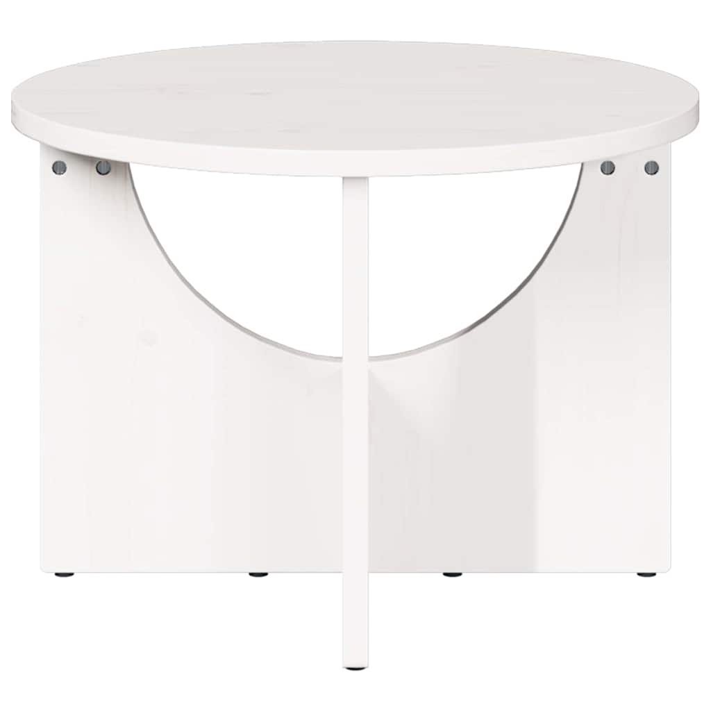 Salontafel Wit 50 x 50 x 35 cm Massief grenenhout is nu te koop bij PeponiXL, paradijselijk wonen!