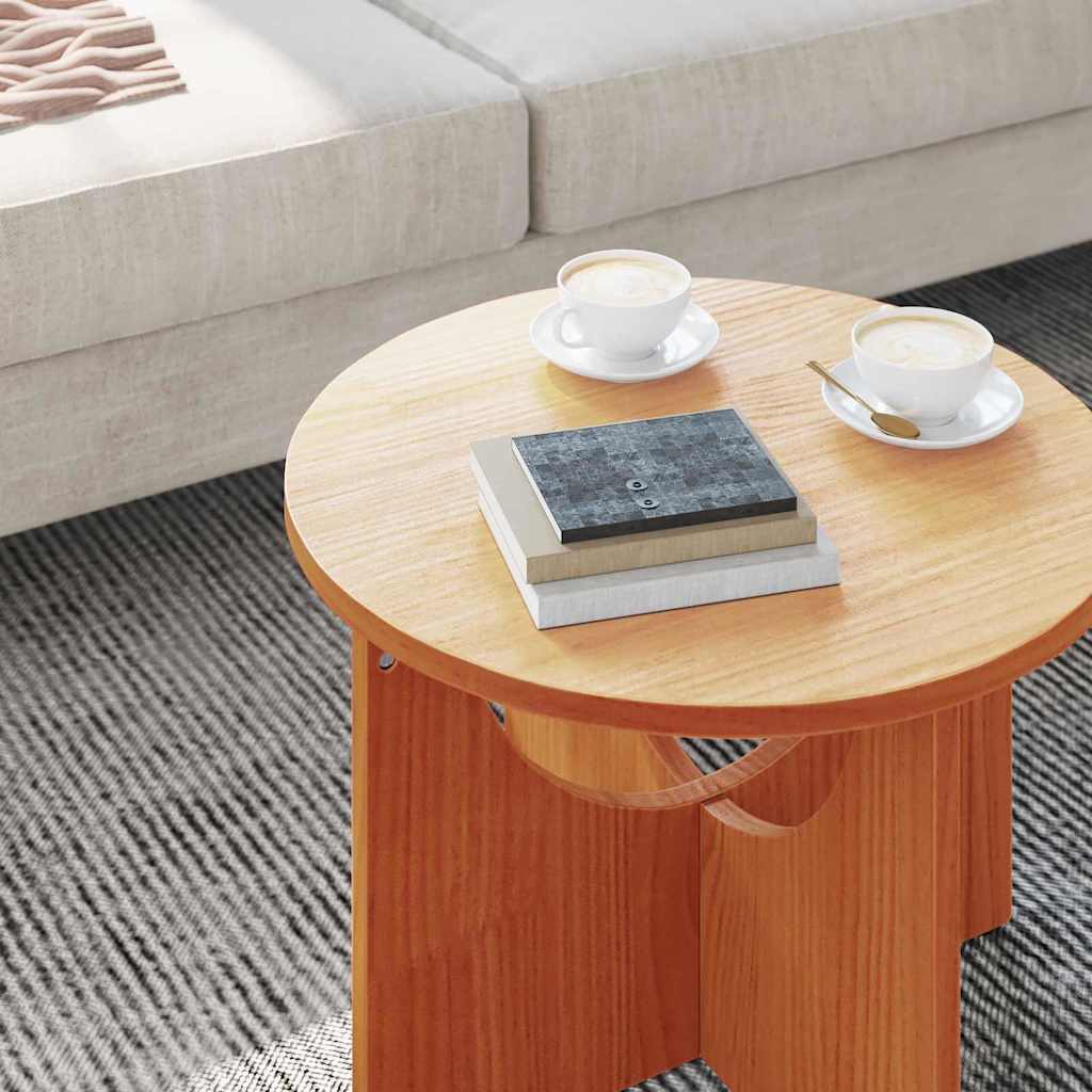 Salontafel Wasbruin 50 x 50 x 35 cm Massief grenenhout is nu te koop bij PeponiXL, paradijselijk wonen!