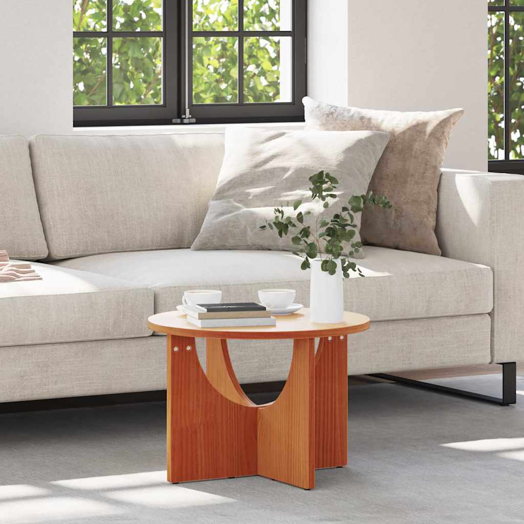 Salontafel Wasbruin 50 x 50 x 35 cm Massief grenenhout is nu te koop bij PeponiXL, paradijselijk wonen!