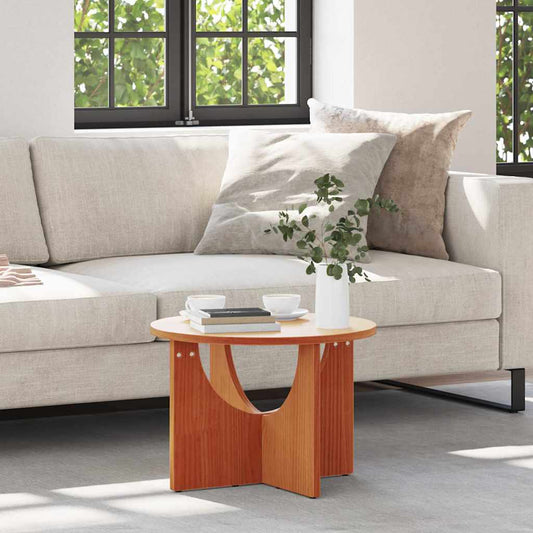 Salontafel Wasbruin 50 x 50 x 35 cm Massief grenenhout is nu te koop bij PeponiXL, paradijselijk wonen!
