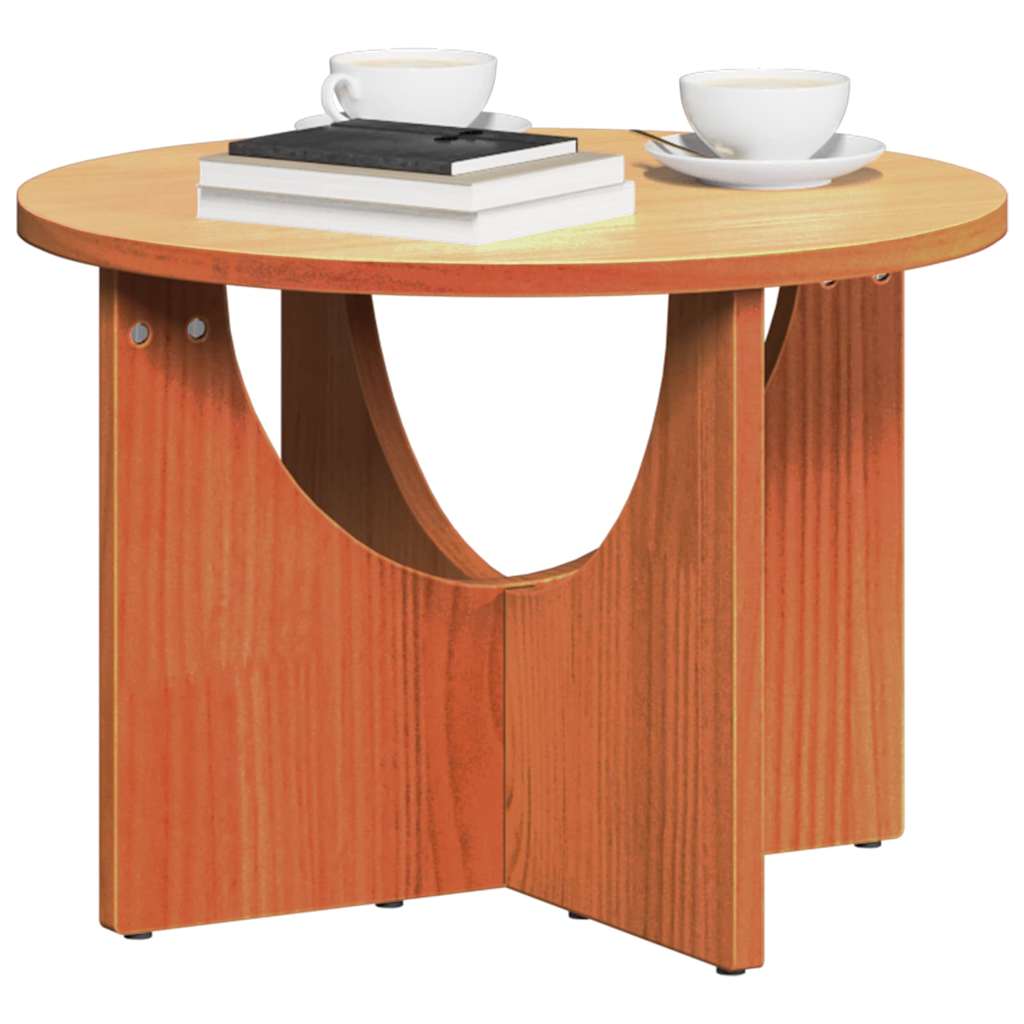 Salontafel Wasbruin 50 x 50 x 35 cm Massief grenenhout is nu te koop bij PeponiXL, paradijselijk wonen!