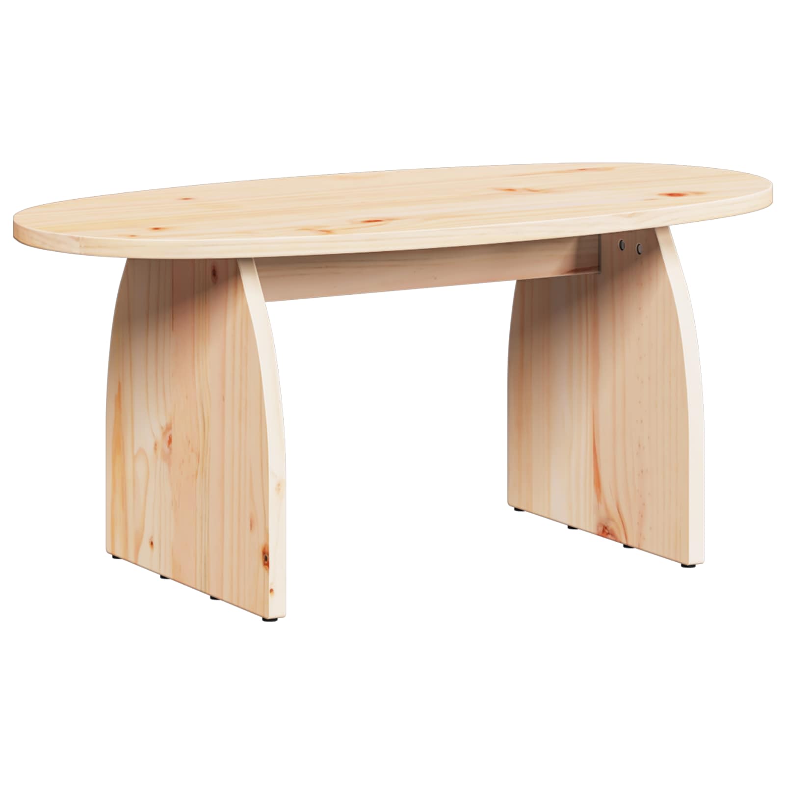 Salontafel Bruin 80 x 40 x 35 cm Massief grenenhout is nu te koop bij PeponiXL, paradijselijk wonen!