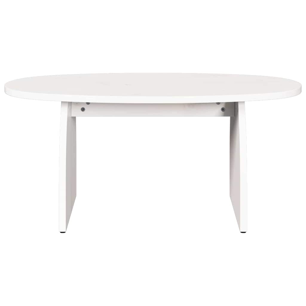 Salontafel Wit 80 x 40 x 35 cm Massief grenenhout is nu te koop bij PeponiXL, paradijselijk wonen!