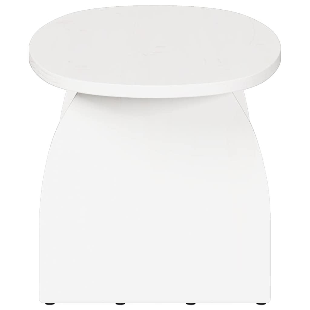 Salontafel Wit 80 x 40 x 35 cm Massief grenenhout is nu te koop bij PeponiXL, paradijselijk wonen!