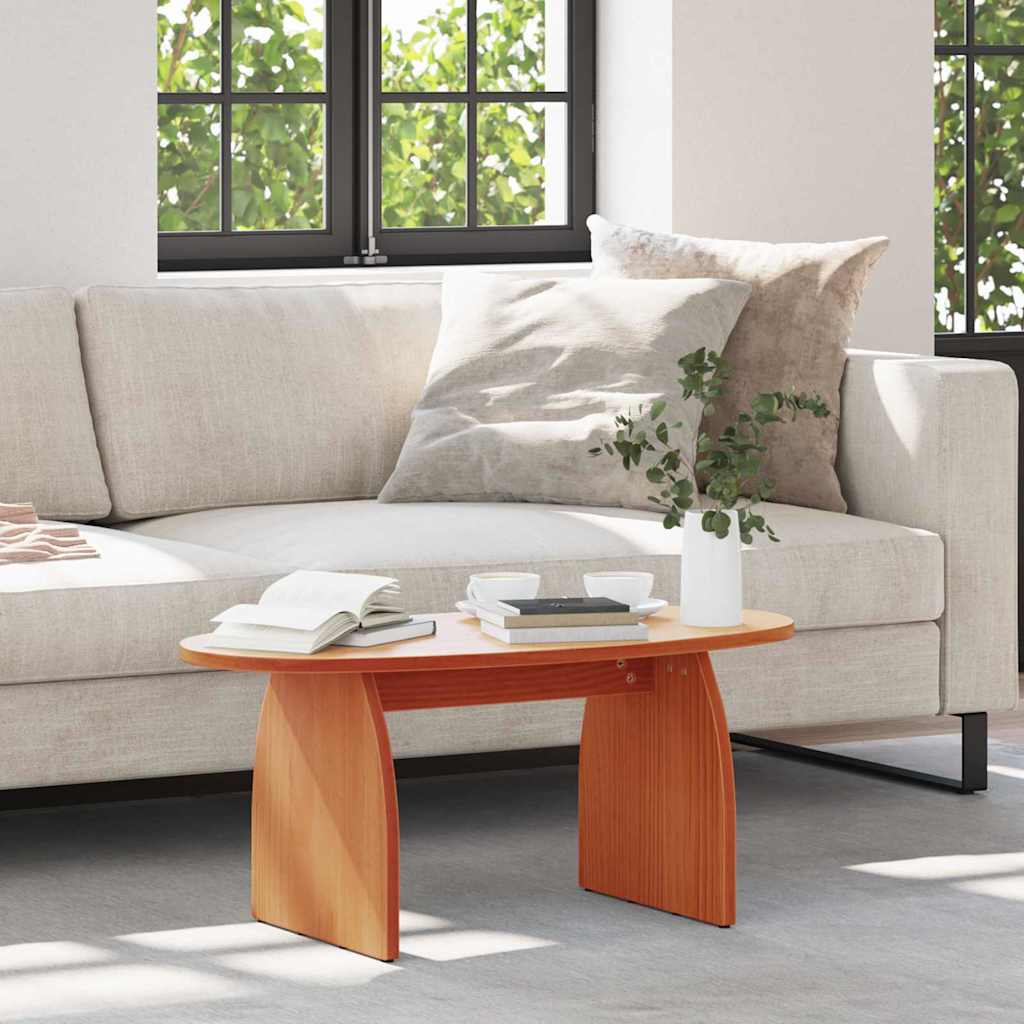 Salontafel Wasbruin 80 x 40 x 35 cm Massief grenenhout is nu te koop bij PeponiXL, paradijselijk wonen!
