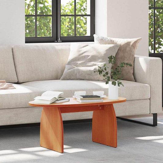 Salontafel Wasbruin 80 x 40 x 35 cm Massief grenenhout is nu te koop bij PeponiXL, paradijselijk wonen!