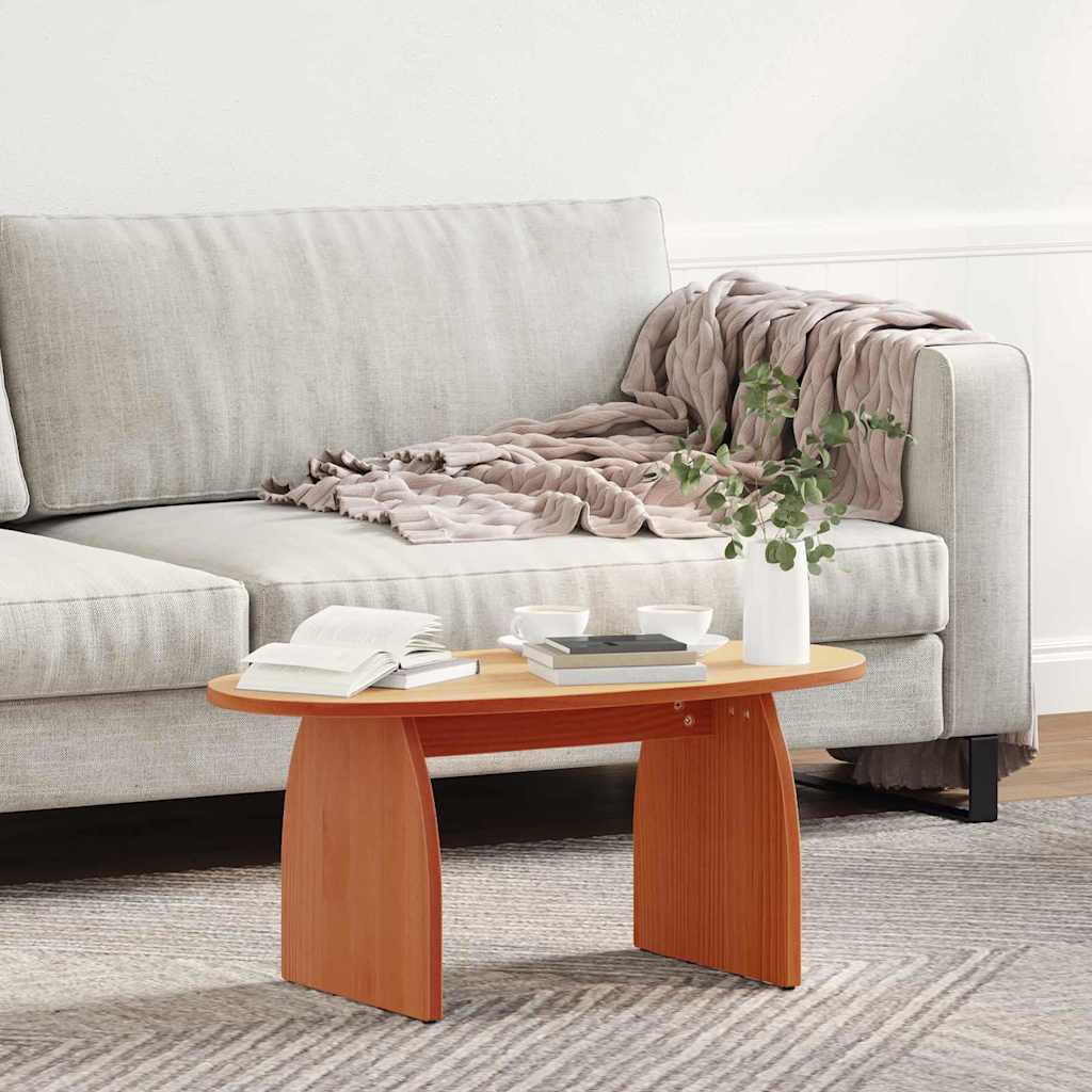 Salontafel Wasbruin 80 x 40 x 35 cm Massief grenenhout is nu te koop bij PeponiXL, paradijselijk wonen!