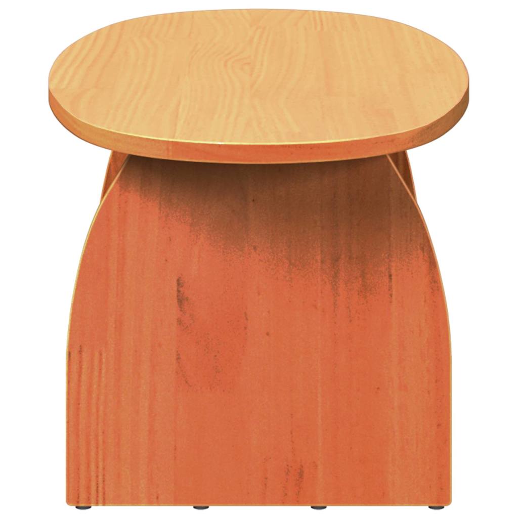 Salontafel Wasbruin 80 x 40 x 35 cm Massief grenenhout is nu te koop bij PeponiXL, paradijselijk wonen!