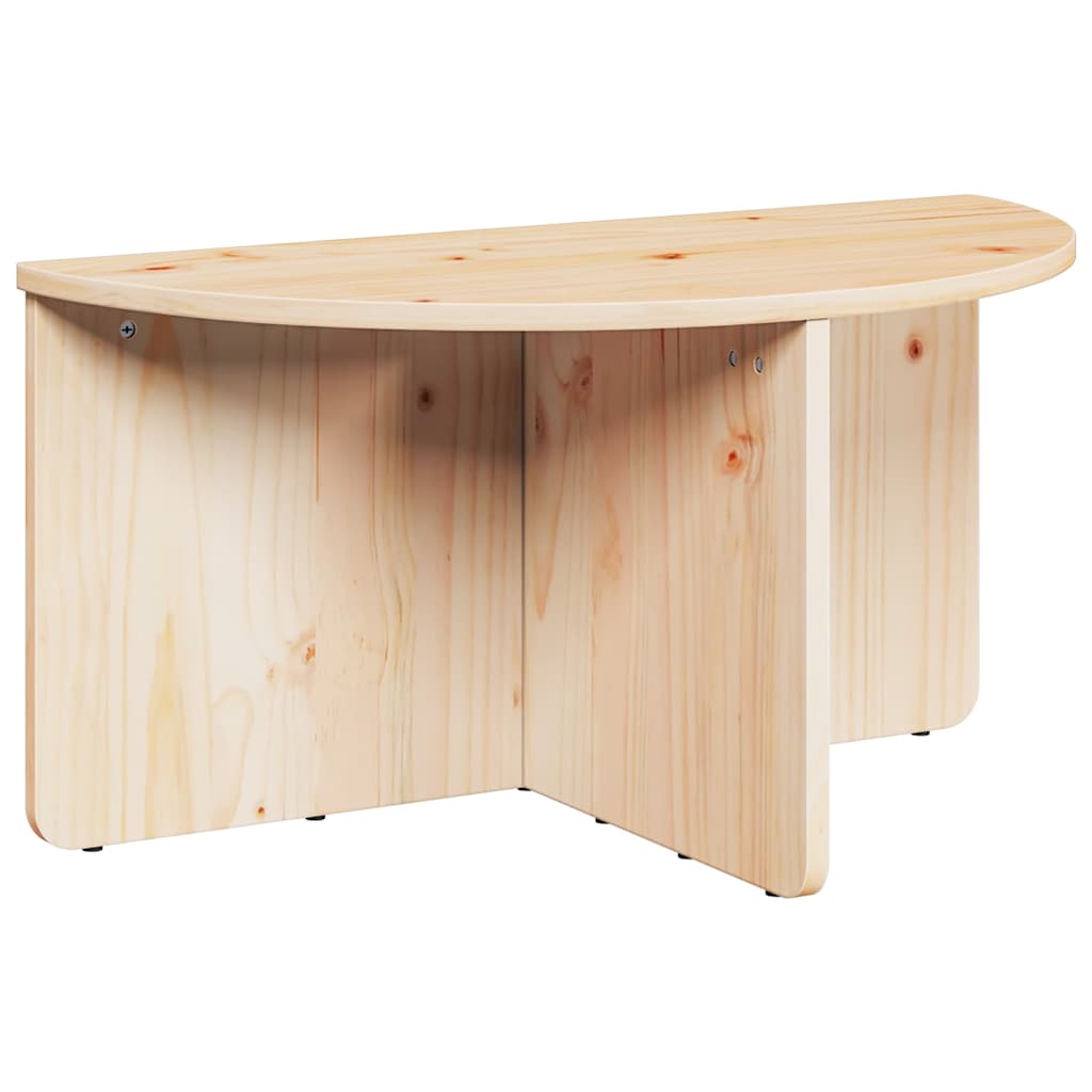 Salontafel 2 pcs Naturel Massief grenenhout is nu te koop bij PeponiXL, paradijselijk wonen!