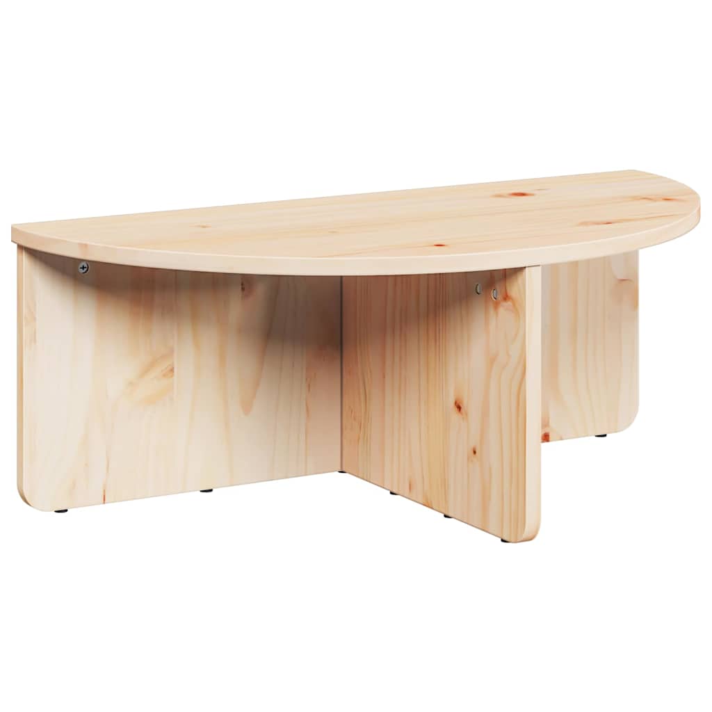Salontafel 2 pcs Naturel Massief grenenhout is nu te koop bij PeponiXL, paradijselijk wonen!