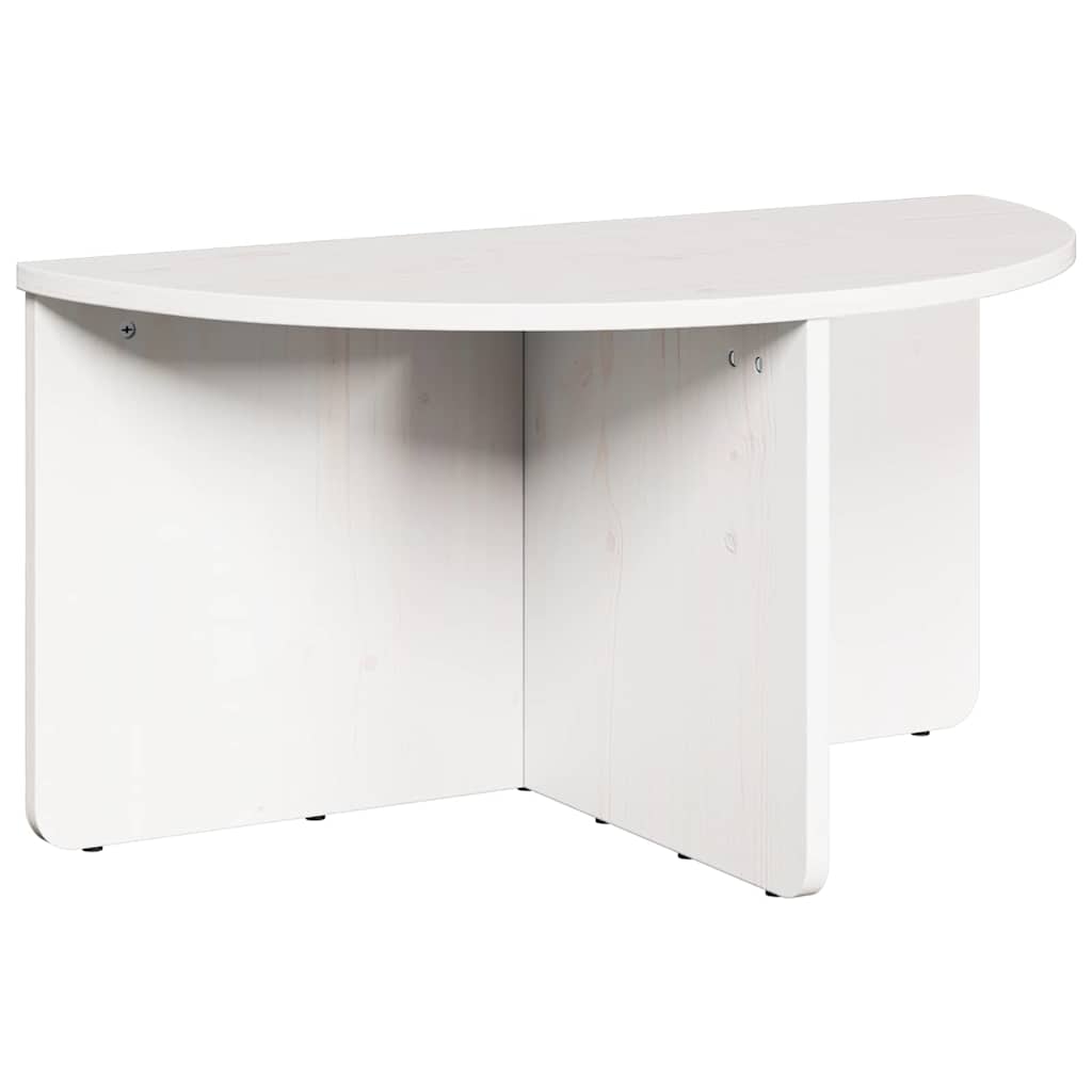 Salontafel 2 pcs Wit Massief grenenhout is nu te koop bij PeponiXL, paradijselijk wonen!