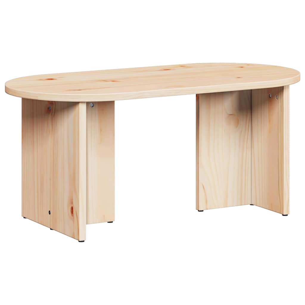 Salontafel Naturel 80 x 39,5 x 35 cm Massief grenenhout is nu te koop bij PeponiXL, paradijselijk wonen!