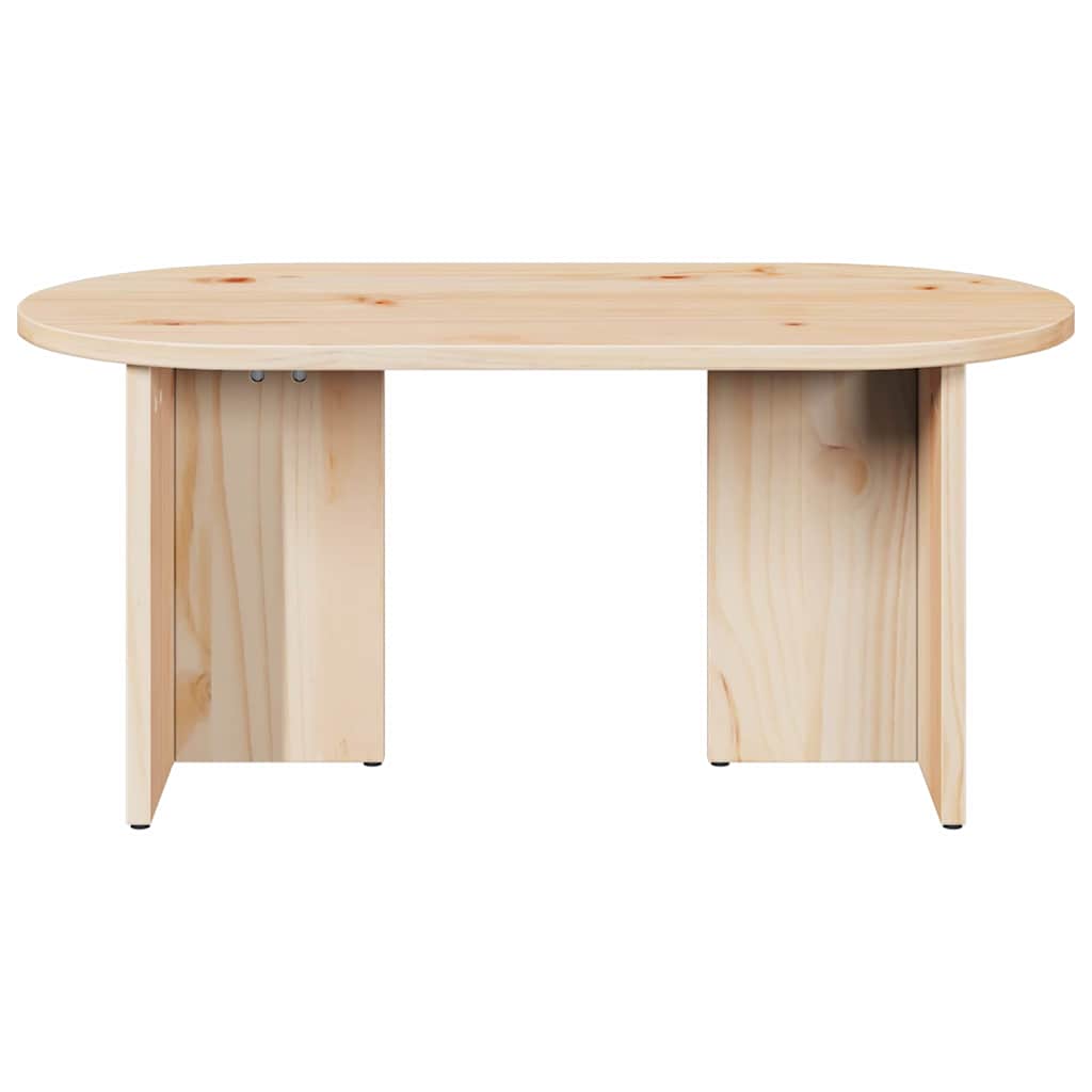Salontafel Naturel 80 x 39,5 x 35 cm Massief grenenhout is nu te koop bij PeponiXL, paradijselijk wonen!