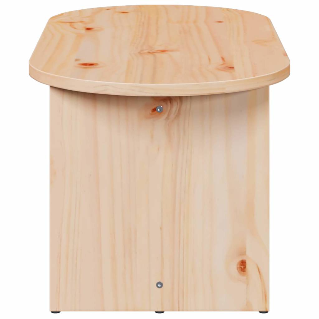 Salontafel Naturel 80 x 39,5 x 35 cm Massief grenenhout is nu te koop bij PeponiXL, paradijselijk wonen!