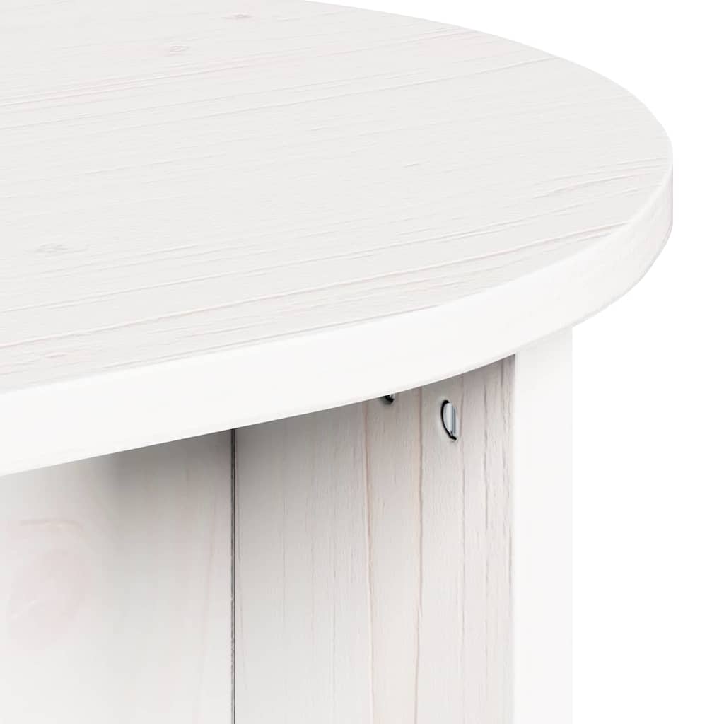 Salontafel Wit 80 x 39,5 x 35 cm Massief grenenhout is nu te koop bij PeponiXL, paradijselijk wonen!