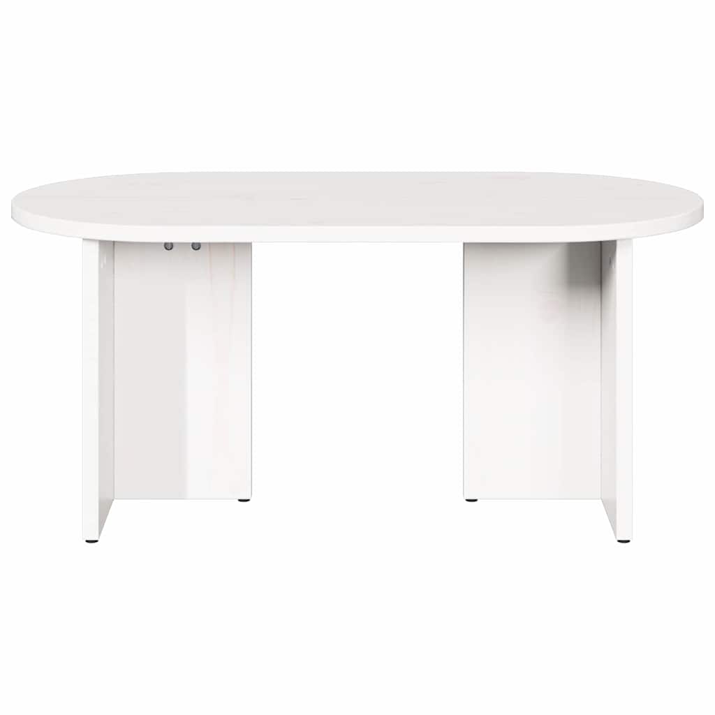 Salontafel Wit 80 x 39,5 x 35 cm Massief grenenhout is nu te koop bij PeponiXL, paradijselijk wonen!