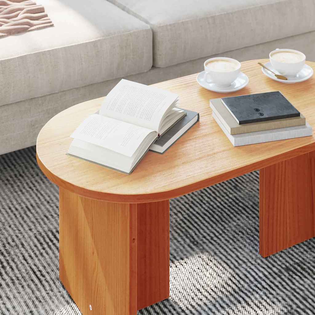 Salontafel Wasbruin 80 x 39,5 x 35 cm Massief grenenhout is nu te koop bij PeponiXL, paradijselijk wonen!