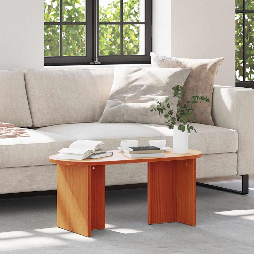 Salontafel Wasbruin 80 x 39,5 x 35 cm Massief grenenhout is nu te koop bij PeponiXL, paradijselijk wonen!