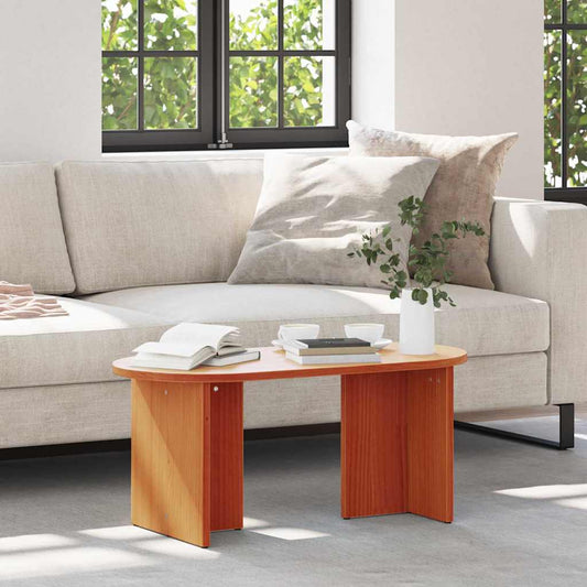Salontafel Wasbruin 80 x 39,5 x 35 cm Massief grenenhout is nu te koop bij PeponiXL, paradijselijk wonen!